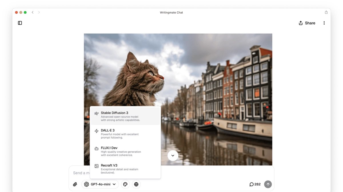 writingmateai's tweet photo. This chill cat by the Amsterdam canals isn’t a photo – it’s pure Flux magic courtesy of @bfl_ml 🐱 So lifelike we just added it to our onboarding! 

#AIart #FLUX #GenAI #Amsterdam https://t.co/Yr7bGUmqva