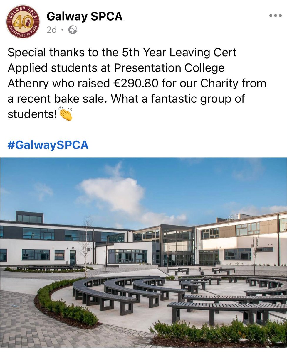 Lovely to see our LCA student’s hard work being acknowledged. Well done !