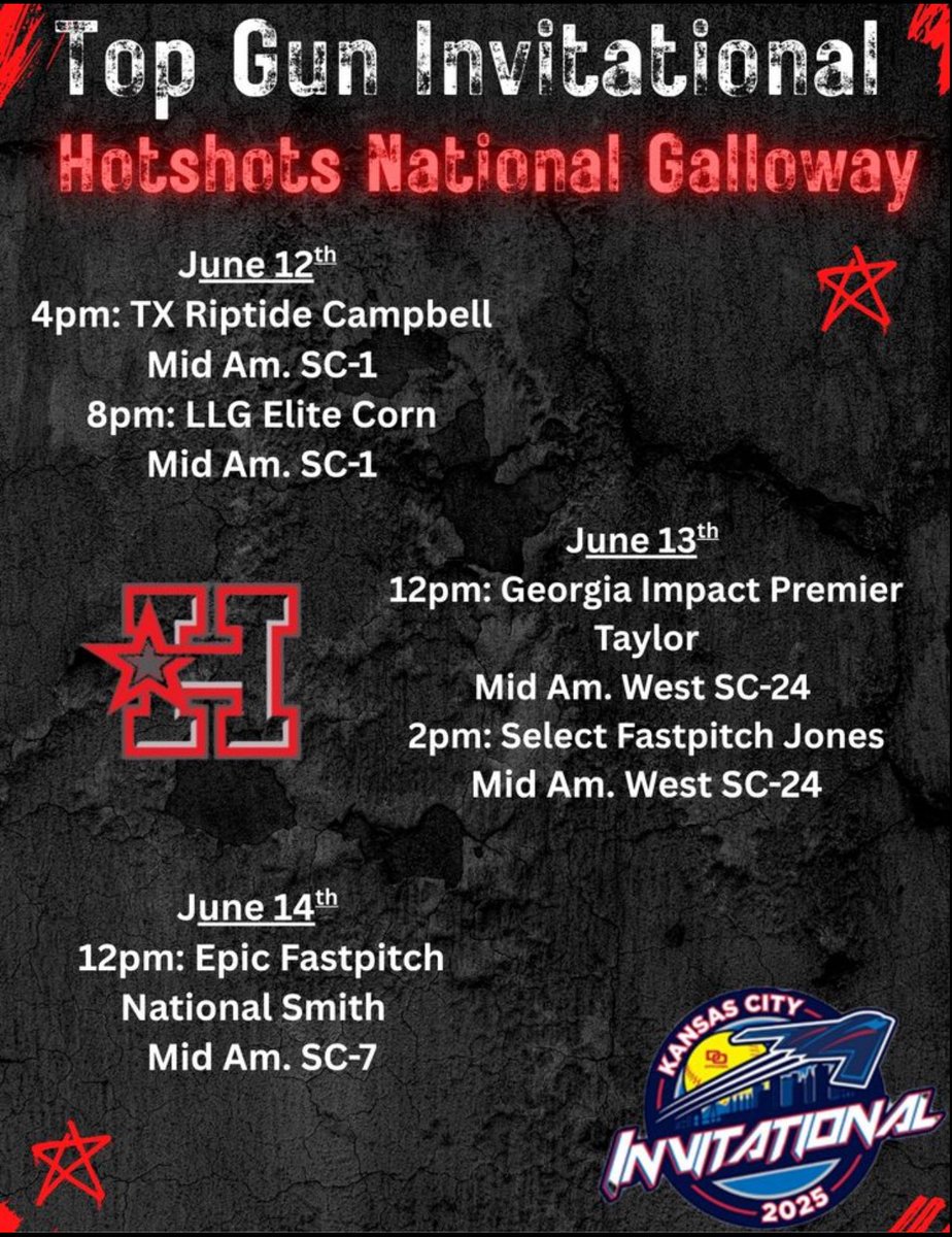 Top Gun Invitational game times⬇️ <a href="/HSPremier08/">Hotshots National 08</a> <a href="/LATechSB/">LA Tech Softball</a> <a href="/la_techSBCoachT/">Taylor Josh</a> <a href="/TKrobetzky/">Tyler Krobetzky</a>