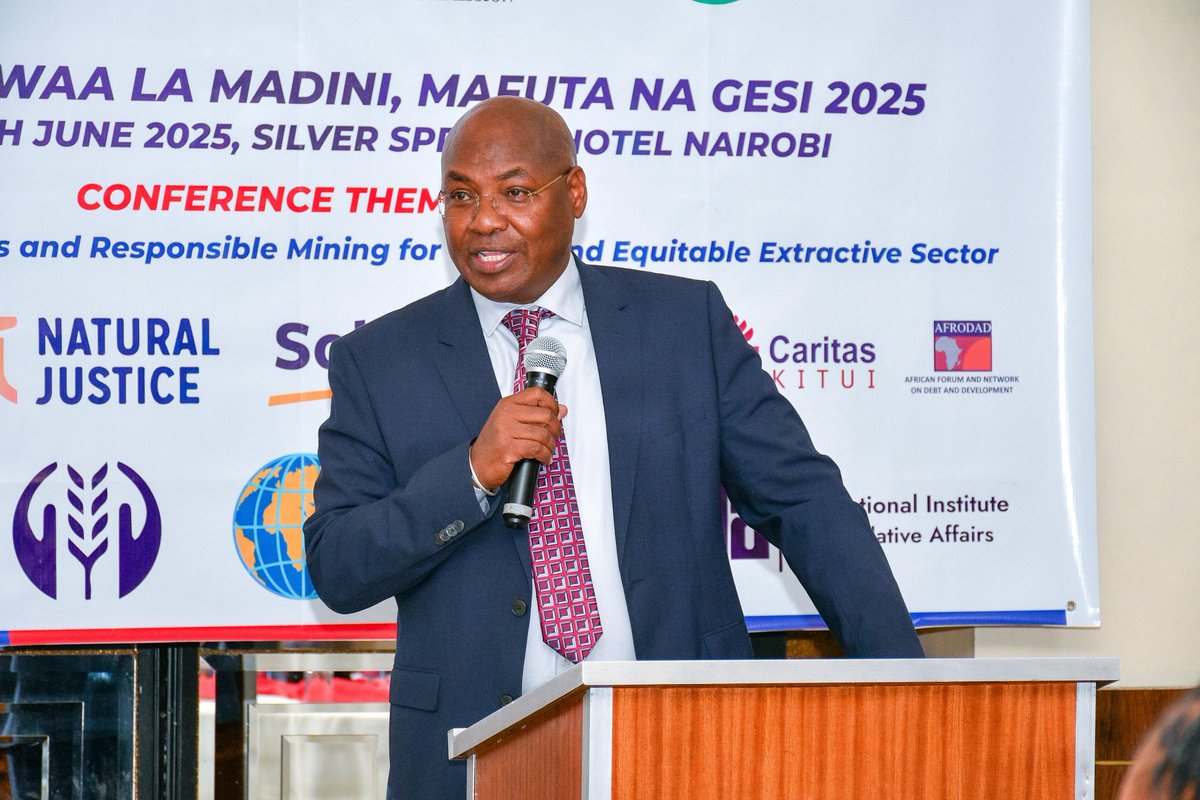 KimtaiHarry's tweet image. I was honoured to have opened the 2025 Jukwaa La Madini, Mafuta na Gesi conference by Haki Madini Kenya. As a state department, we reaffirmed our commitment to an inclusive, sustainable mining sector that drives Kenya&apos;s wealth creation under BETA. #MiningReforms #Transparency