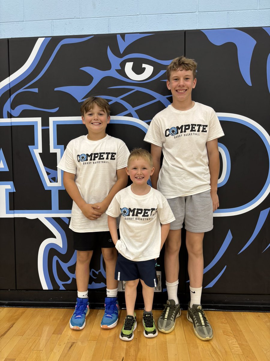 DarbyHoops's tweet image. Youth Camp Day 1 - Campers of the Day in all 3 divisions.