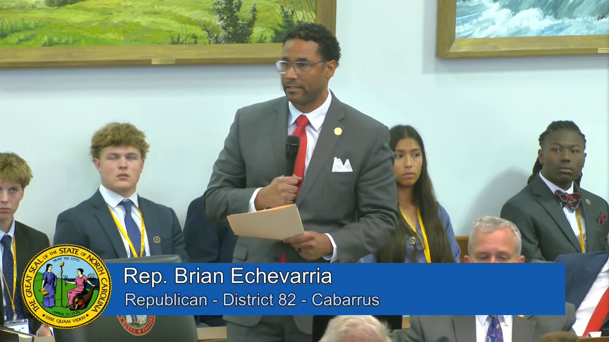 Ryan Brown (@ryanbrownnc) on Twitter photo Well argued Rep. Brian Echevarria, <a href="/BrianEchNC/">Representative Brian Echevarria</a>.
North Carolinians should be able to carry guns without a government permission slip.
#ncga
#ncpol Well argued Rep. Brian Echevarria, <a href="/BrianEchNC/">Representative Brian Echevarria</a>.
North Carolinians should be able to carry guns without a government permission slip.
#ncga
#ncpol