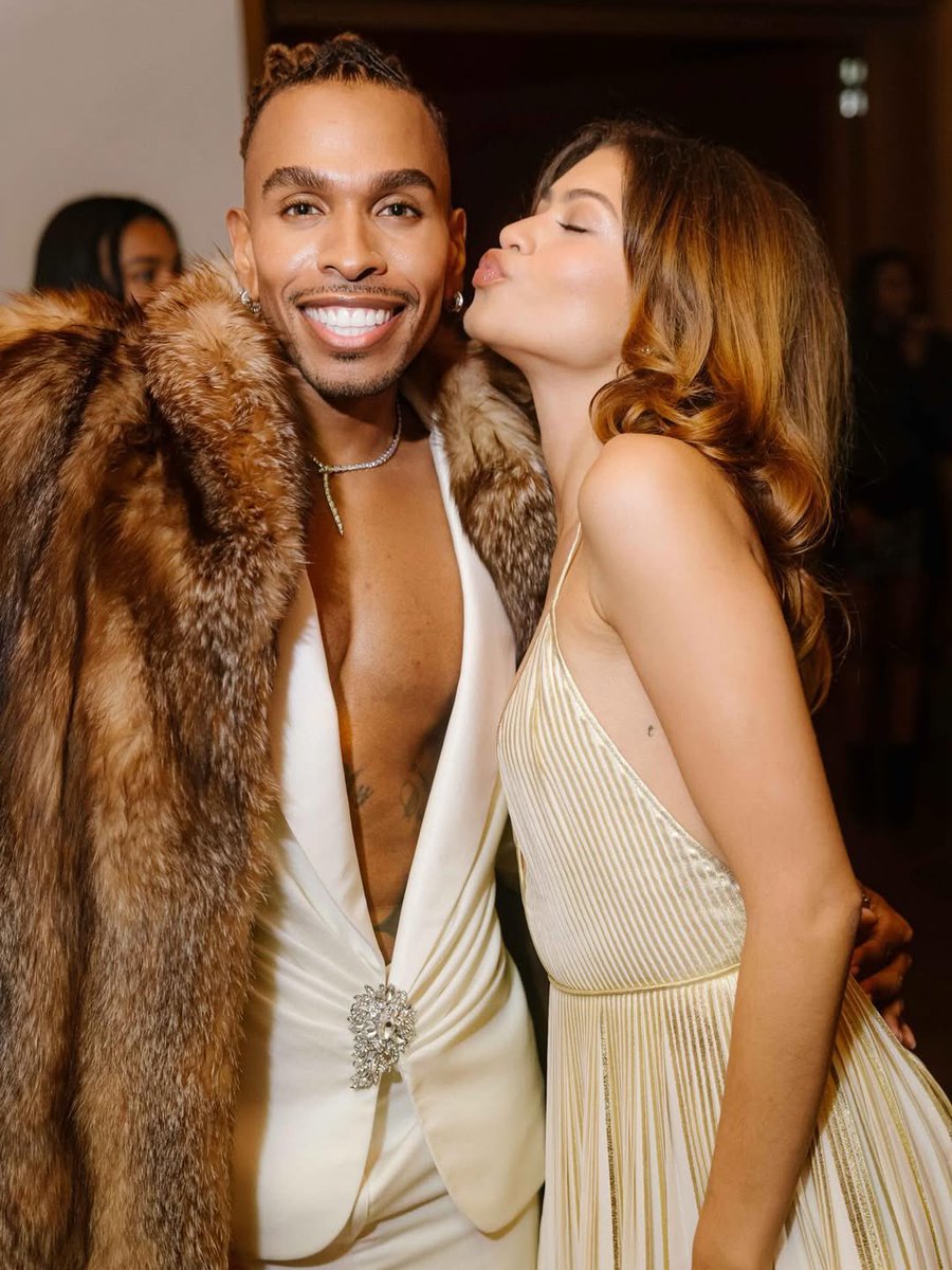 Darnell Appling shares a photo with Zendaya at his birthday celebration recently!