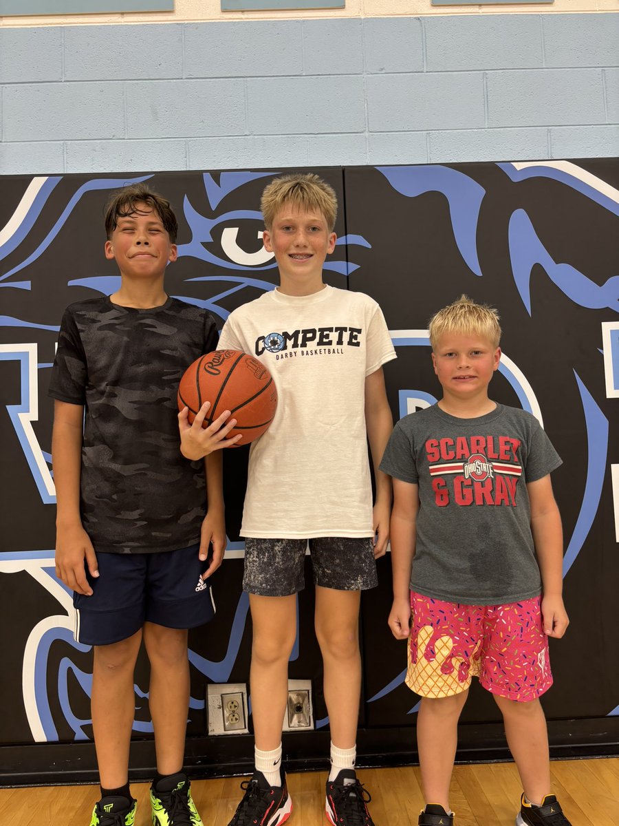 DarbyHoops's tweet image. Youth Camp Day 2- Campers of the day in all 3 divisions.