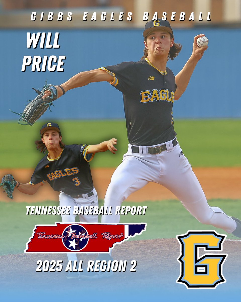 Congratulations to Will Price for being named to the Tennessee Baseball Report's All Region 2 team!