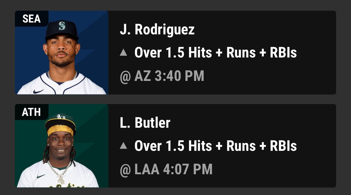 ECPickz's tweet photo. MLB lay of the day!! Get these in quick💯 #PrizePicks #boomfantasy https://t.co/2s2Id6xf8c