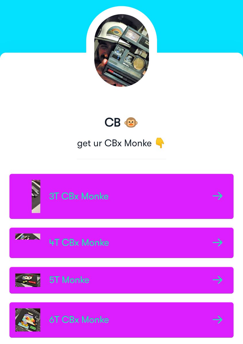 getting ur <a href="/sagamonkes/">saga monkes</a> pfp turned into a CBx Monke physical just got so easy... even a monke can do it 🙊🙉🙈

1. scan code 🛸
2. pick correct trait CBx Monke 🪮
3. purchase CBx Monke 🧾
4. receive CBx Monke in a few weeks 📩