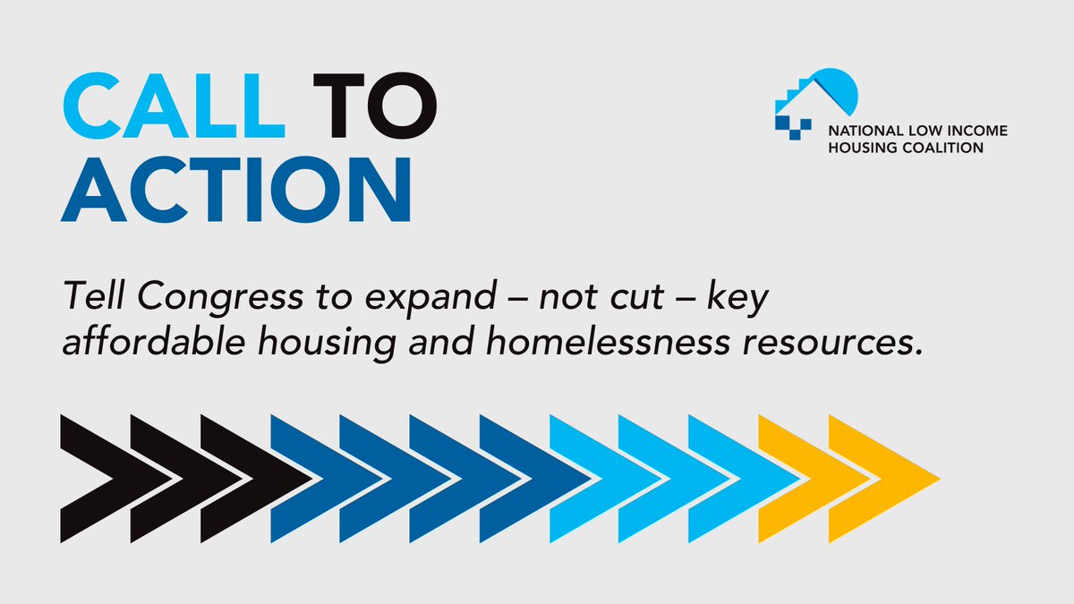 Now is the time to contact your members of Congress and urge them to expand – not cut – key affordable housing and homelessness resources. Learn more and see how you can take action today: ow.ly/9RSG50W7XJc