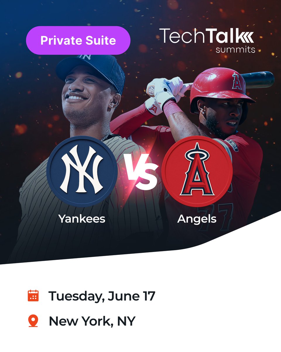 techtalksummits's tweet image. #NYCTech, don&apos;t miss our next game day event with #OpenText, next Tuesday, June 17th! Enjoy the Yankees vs. LA Angels game from a private suite at Yankee Stadium while you enjoy some appetizers and drinks and explore how OpenText&apos;s cutting edge solutions drive efficiency. Seats…