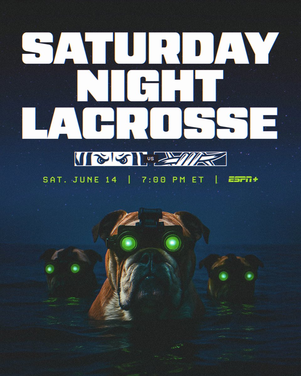DAWGS GOING DARK 🌃😈

#SaturdayNightLacrosse 
7pm ET | <a href="/ESPNPlus/">ESPN+</a>