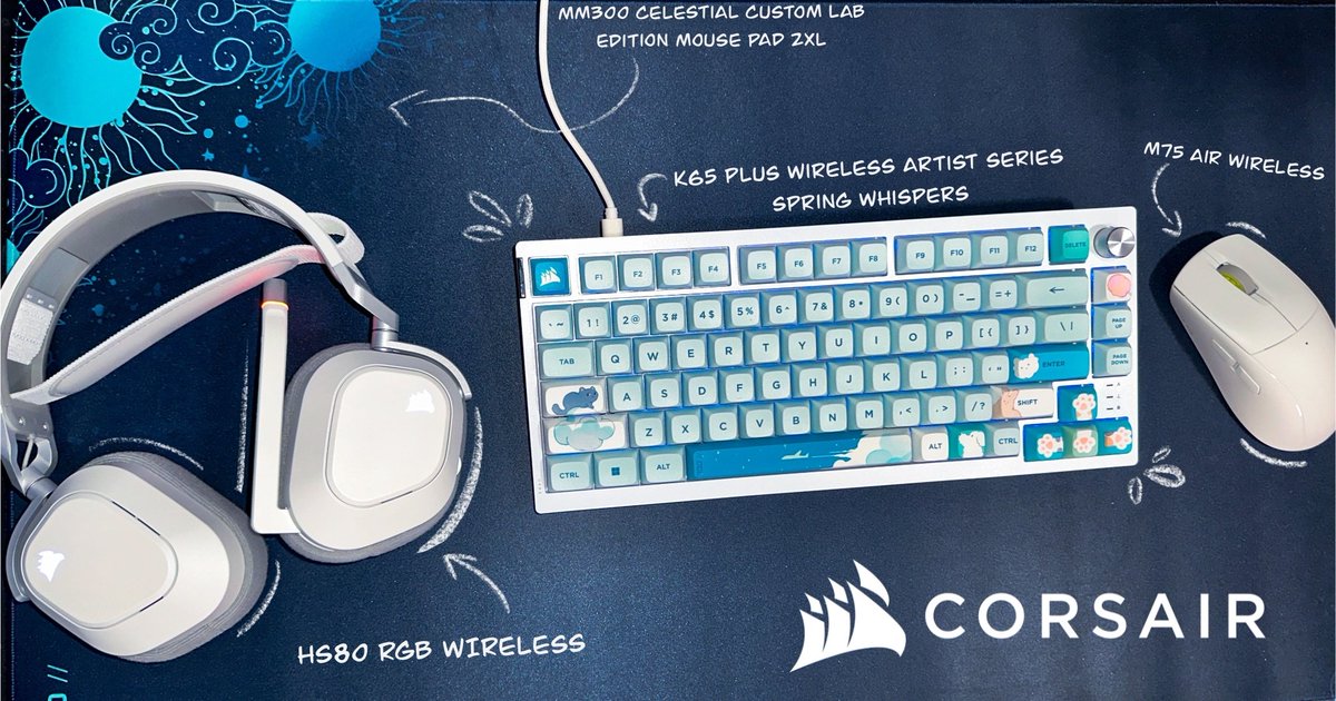 Guess who is <a href="/CORSAIR/">CORSAIR</a> newest ambassador?? MEE

Thanks to Corsair, I now have the blue setup of my dreams! this keyboard is STUNNING I love it sm  🩵

｡˚ ☁︎ use code SHANIA at checkout and use my link -> cor.sr/shania   

#corsair #gifted