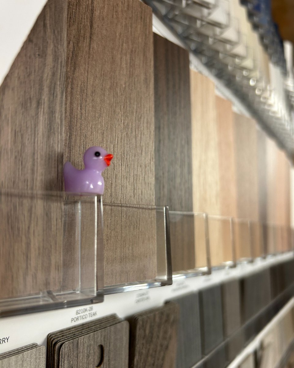 FEH_DESIGN's tweet image. Wait a minute... something doesn’t belong in our interiors library 🧐
Looks like we’ve been ducked by Wilsonart!
#feedtheduckwithWilsonart #DesignSurprise