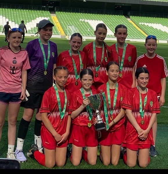 FAI Primary  5s All Ireland  champions!!  What an incredible team, won their three matches 2 nil, 3 nil and 4 nil. Girls, all in Monaleen NS are so proud of you.