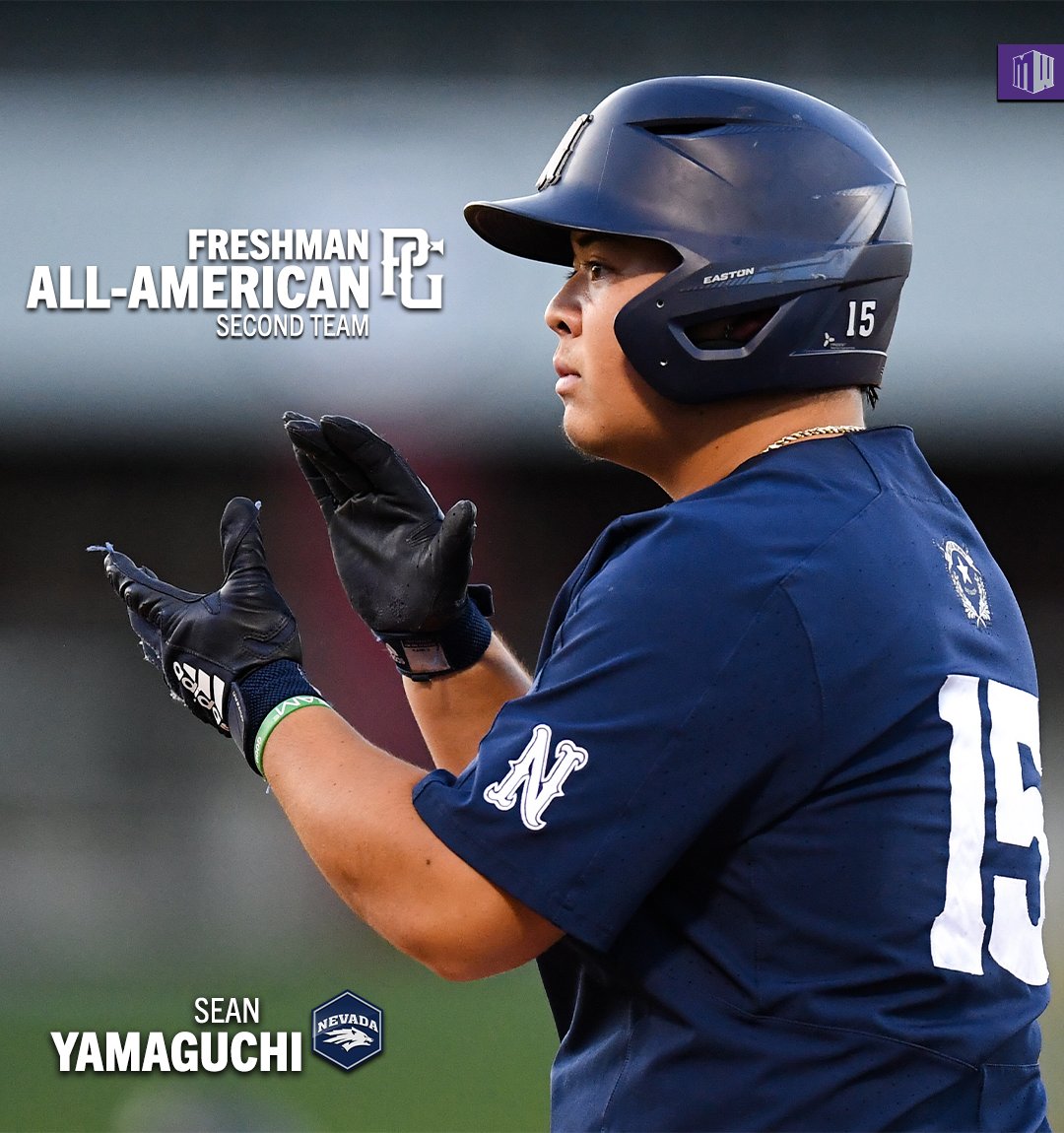 Make that ✌️ Freshman All-America honors for Yamaguchi 👏
