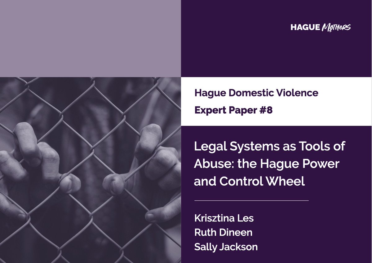 FiLiAHagueMothers (@filiahaguemums) on Twitter photo Expert Paper 8. Legal Systems as Tools of Abuse:
the Hague Power & Control Wheel
hague-mothers.org.uk/wp-content/upl…
#HagueAbductionConvention has been weaponised against protective mothers by abusive fathers.
<a href="/FiLiA_charity/">FiLiA</a> <a href="/Blackbox666/">Sally Jackson</a> <a href="/BarnettAdrienne/">Dr Adrienne Barnett</a> <a href="/SheraFamily/">SHERA Research Group: Health Law Rights Support ©</a> <a href="/drrimahussein/">drrimahussein</a> <a href="/wlsq/">Womens Legal Service Queensland</a> Expert Paper 8. Legal Systems as Tools of Abuse:
the Hague Power & Control Wheel
hague-mothers.org.uk/wp-content/upl…
#HagueAbductionConvention has been weaponised against protective mothers by abusive fathers.
<a href="/FiLiA_charity/">FiLiA</a> <a href="/Blackbox666/">Sally Jackson</a> <a href="/BarnettAdrienne/">Dr Adrienne Barnett</a> <a href="/SheraFamily/">SHERA Research Group: Health Law Rights Support ©</a> <a href="/drrimahussein/">drrimahussein</a> <a href="/wlsq/">Womens Legal Service Queensland</a>