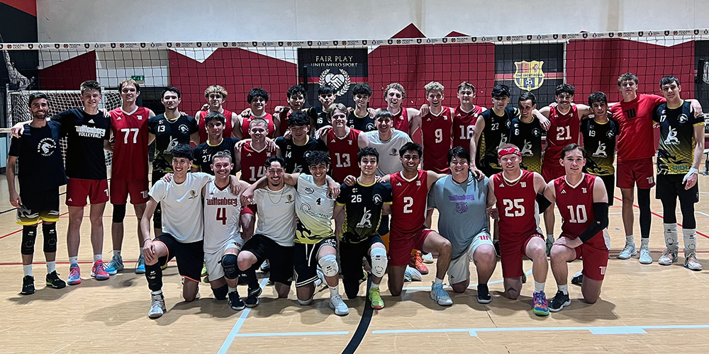 WittAthletics's tweet photo. Wittenberg Men's Volleyball made the most of a training trip last month, taking in some of the best views and experiences Italy has to offer, along the way playing three matches against local opponents: https://t.co/64ydHVDsun #TigerUp https://t.co/ujPpBSzbOG