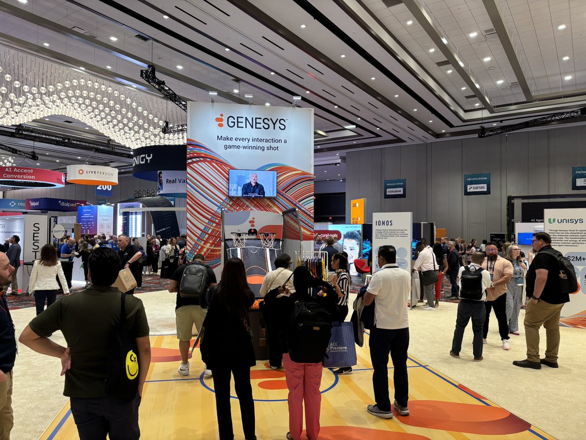 We're live at #CCWVegas! 🎉
Catch us at Pavilion 4 for live demos + insights on transforming #CX with #AI. 💡
Don't miss our speaker sessions - details here: genesys.com/events/ccw-25?…