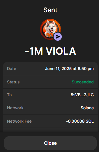 VIOLA COIN tweet media