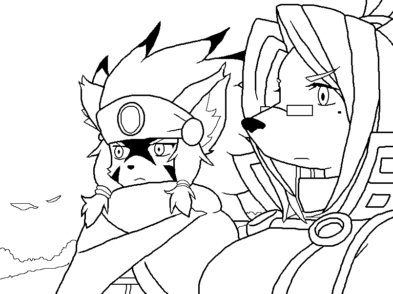 Working on my new Fanart. Beluga &amp; Merveille 'WIP'
#solatorobo #littletailbronx