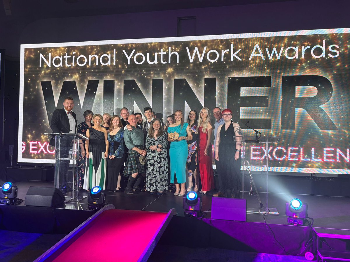 And the winner of the Community-based Youth Work award sponsored by <a href="/YouthScotland/">Youth Scotland</a> is Perthshire Youth Work Partnership 🎉 #YLSAwards
We celebrate your brilliant partnership and the difference you make to young people in the community 👏
