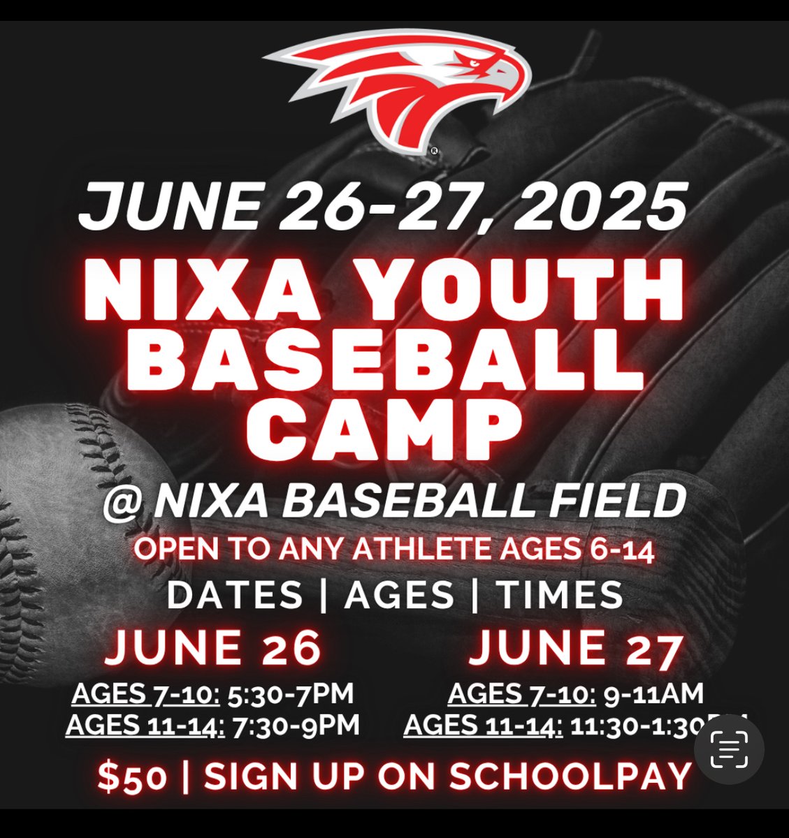 Camp is 2 weeks away! schoolpay.com/link/2025NBCba…