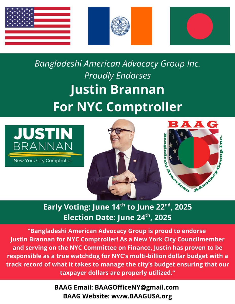 Thank you <a href="/Baag_USA/">Bangladeshi American Advocacy Group</a>!! 13 days to go. We will win together. 💪🏼💪🏼 🇧🇩