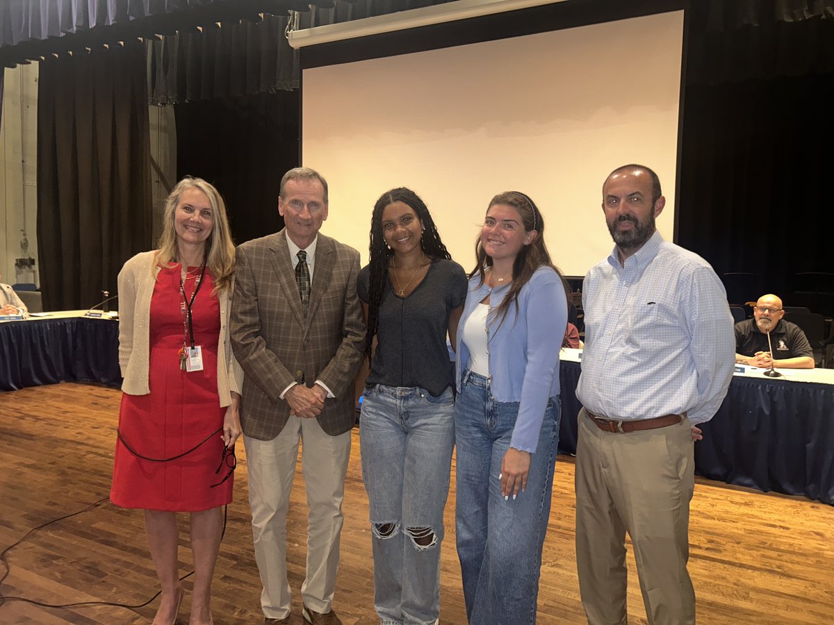 A heartfelt thank you to our amazing Student Board of Education Representatives for their leadership, dedication, and service this year! We’re also excited to welcome our new student reps. The future is bright with your voices at the table! #WallTogether #TheTimeIsNow