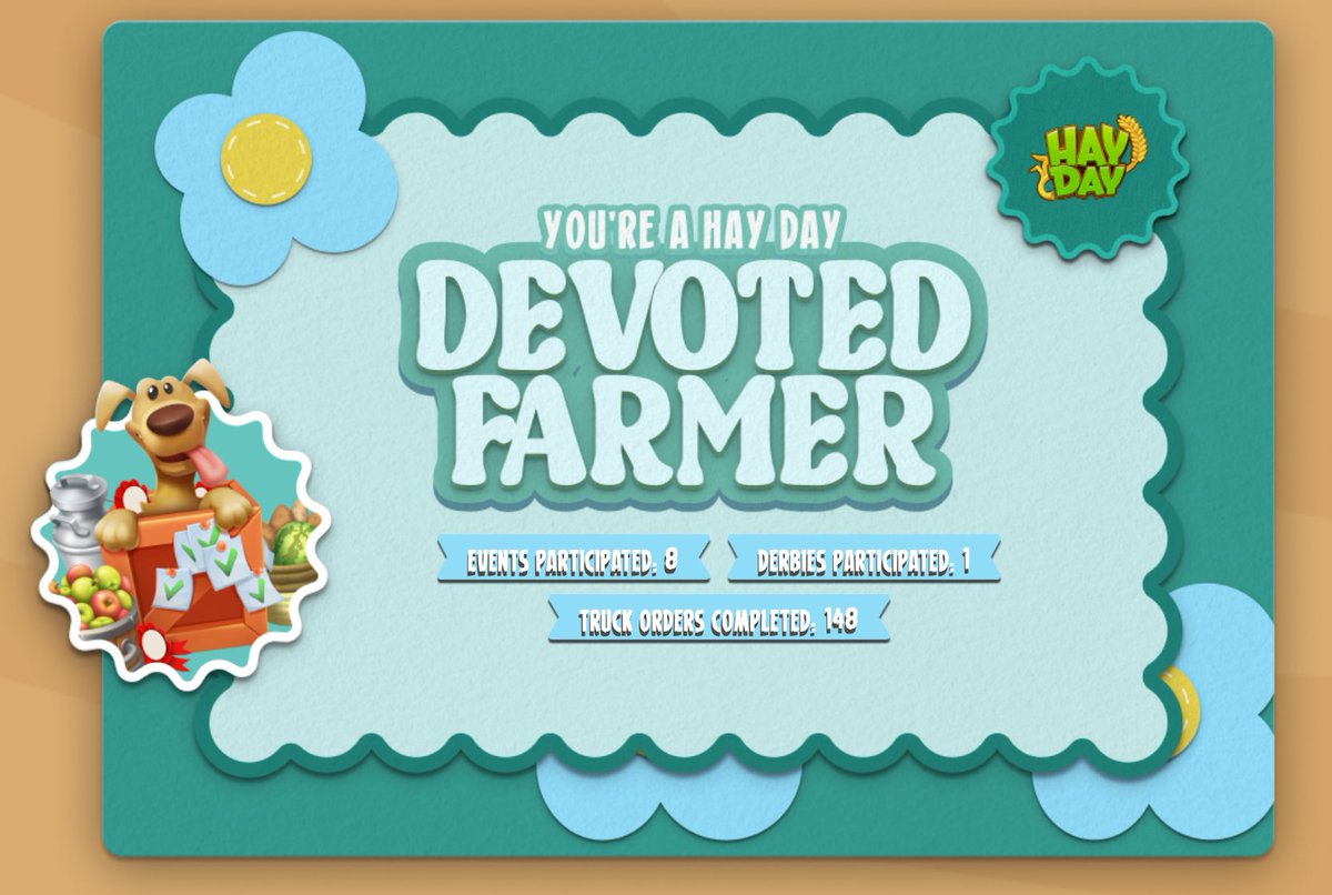 SamthePando's tweet image. Hay Day Highlights archetype: Devoted Farmer #HayDay