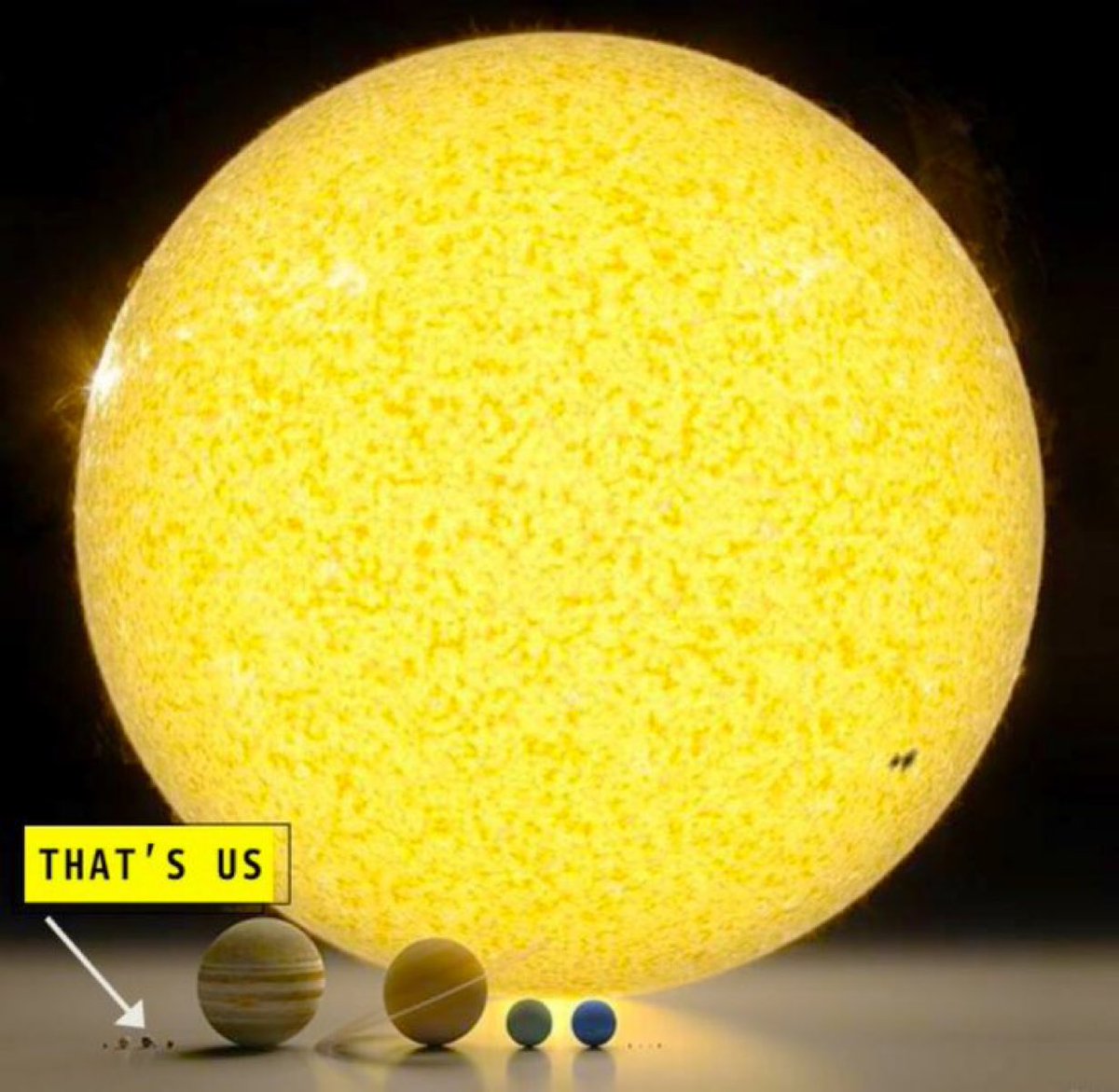 Le Soleil est une étoile, plus précisément une naine jaune, située au centre de notre système solaire. Une sphère massive de plasma dont la masse totale représente 99,86 % de tout ce qui se trouve dans le système solaire.

C’est le Soleil, et non pas le Québec, qui maintient les