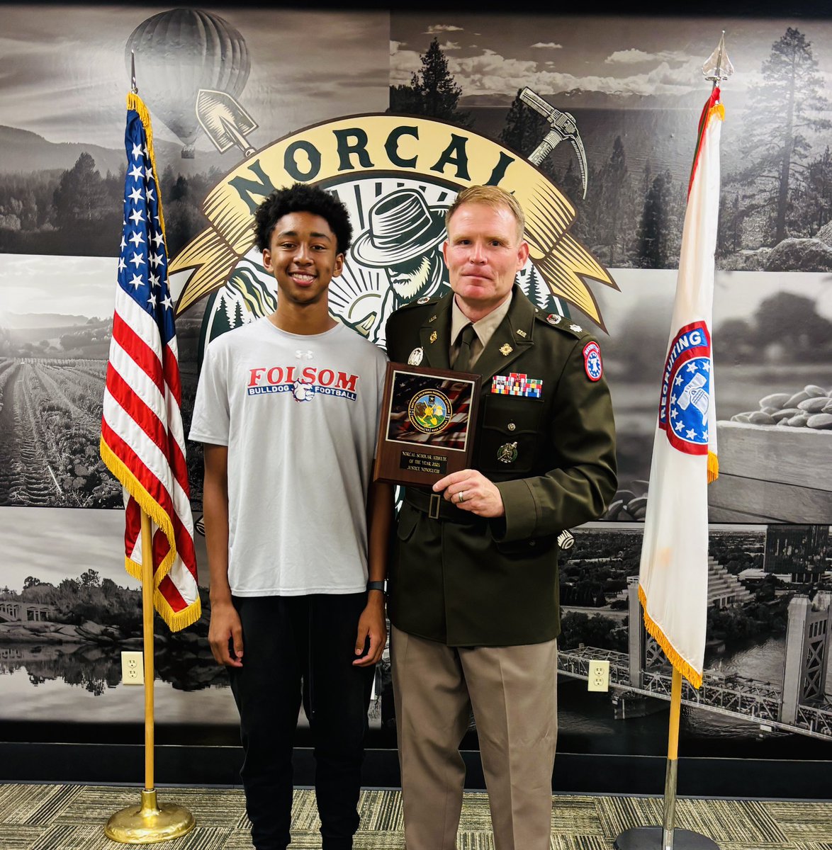 Thank you for nominating me <a href="/USArmy/">U.S. Army</a> <a href="/ArmyWP_Football/">Army Football</a> as the 2025 Northern California Scholar Athlete of the year it’s a real honor 🇺🇸