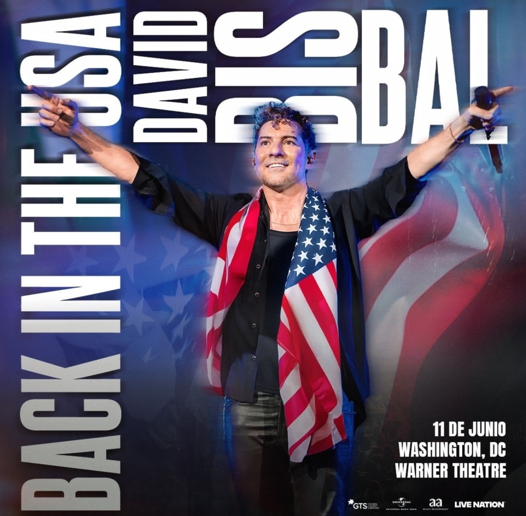 anamari_db's tweet image. Seguimos de gira con nuestro @davidbisbal! #BackInTheUSA

📌 Washington, DC
📅 11 de junio 2025
🏟️ Warner Theatre
🕗 20 horas
