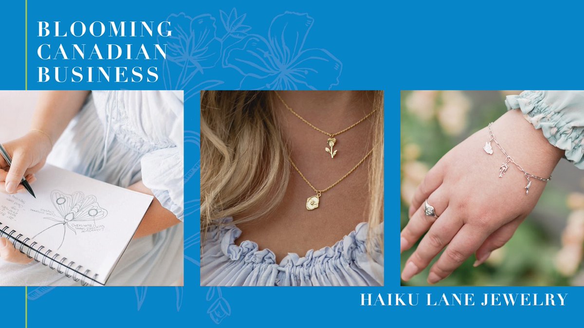 From the brand name to each jewelry piece, Lindsay Kelloway's Haiku Lane is infused with meaning. Read Lindsay's journey to starting a business in Bloom Across Canada. buff.ly/bAQYLjQ 🍁Sub to our monthly newsletter before June 31, 2025 for a chance to win a copy!