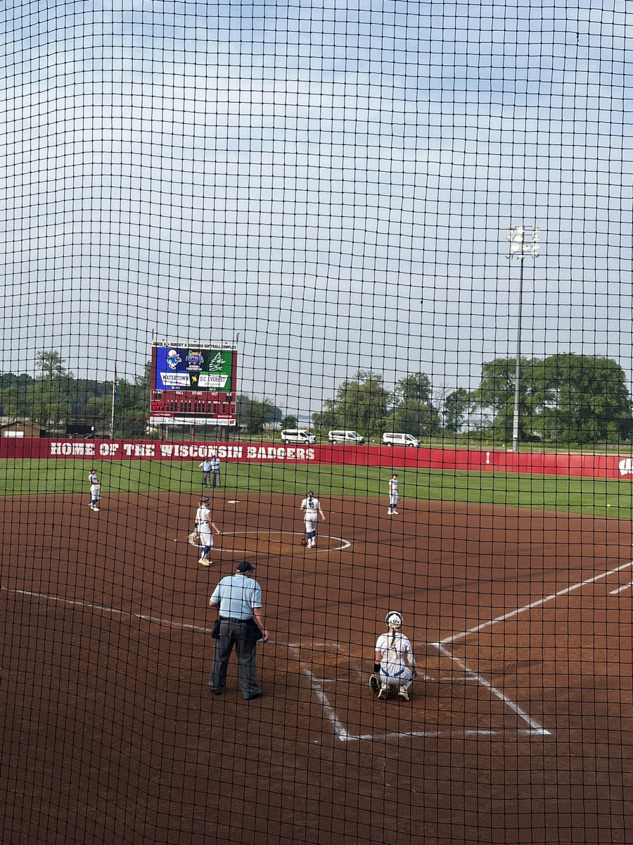 State quarterfinals time! Watertown and D.C. Everest fight for a shot at the final four. We are LIVE from the Goodman Diamond on 95.3 WBEV. Join us now!