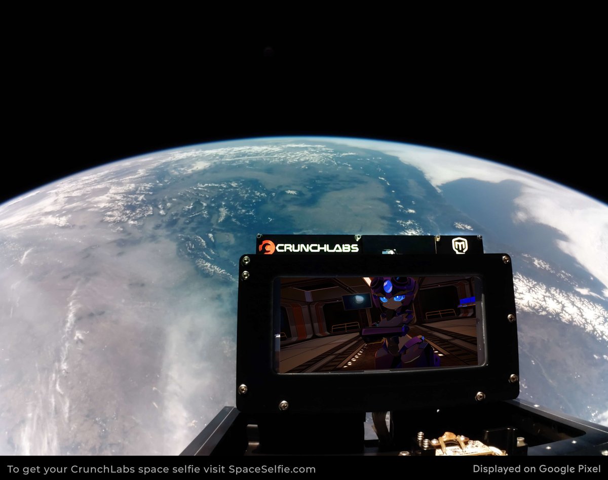 DeityStranded's tweet photo. Am the first vtuber in space :3

The actual picture has my actual face, so I won't be putting the link these usually come with here too. Still, I think this is a worlds first unless someone beat me to the punch. I still think it's kinda cool nonetheless #spaceselfie #worldsfirst https://t.co/HW1jgeSrW9