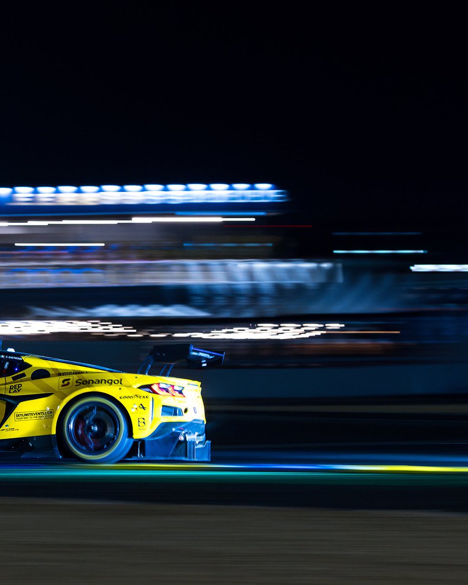 Another day wrapped up in Le Mans ✅

We made good progress today—there’s still room for improvement, but all eyes are on Hyperpole tomorrow.

Now, off to get some much-needed rest 😴

#ceastwood28 #LeMans24 #WEC #TFSport #TeamChevy #motorsport