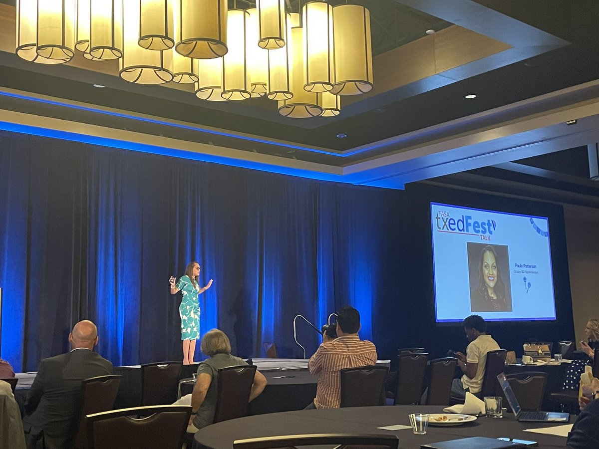 parulsavy's tweet image. First time attending @tasanet summer txedfest conference and was glad I did. Great to hear from inspiring educators and the positive impact they have on our students and staff! Proud to support #publicEducation  #stantecedu