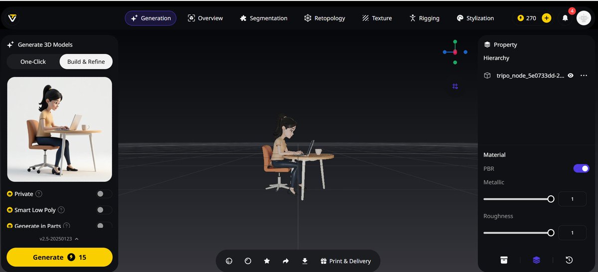 theglobalmarvie's tweet image. My mind is officially blown!
I&apos;m generating 3D objects with [Meshy/Genie/Tripo3D] from just a simple text. Seriously, AI is wild... Omo

So stoked to show off what I&apos;m learning. Wanna try some AI tools? You should!🤭 @alx_africa 

#ALX_AiSK  
#TextTo3D
#TECHVA