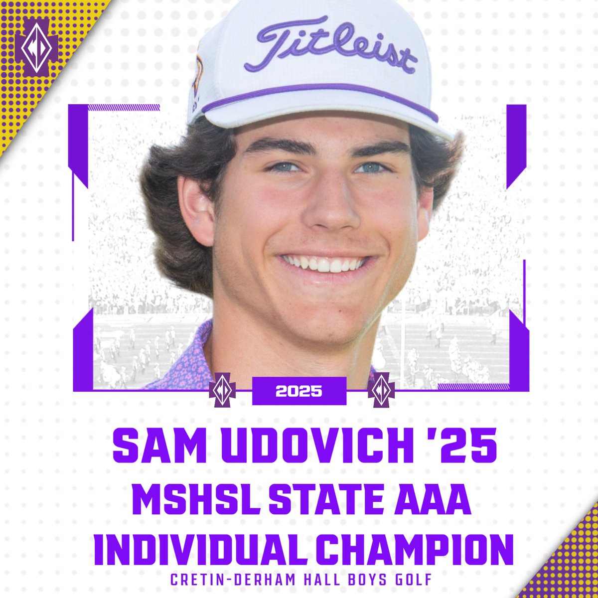 Congratulations to Sam Udovich ‘25 who is the MSHSL Class AAA Individual State Champion!!