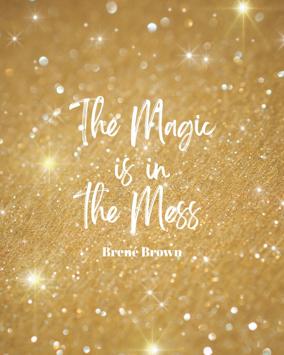 What lights you up right now?✨

Life’s messy—but “the magic is in the mess.” – #BrenéBrown

Chase what fuels you. Laugh loud. Create for fun.

If it feels off, edit. Keep the good stuff.💫

Here’s to finding magic in the mess. 🪄❤️

#makelifebeautifulday