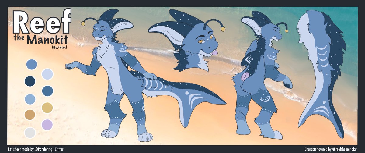 🌊Reef🌊 (@reef_themanokit) on Twitter photo Finally decided to commission a ref sheet for my manokit sona, Reef. Turned out better than I could've imagined. Thanks so much to <a href="/PonderingCritt0/">Pondering_Critter</a> for the amazing art piece, it was an honor to work with you on this. #furry #furryart #manokit Finally decided to commission a ref sheet for my manokit sona, Reef. Turned out better than I could've imagined. Thanks so much to <a href="/PonderingCritt0/">Pondering_Critter</a> for the amazing art piece, it was an honor to work with you on this. #furry #furryart #manokit