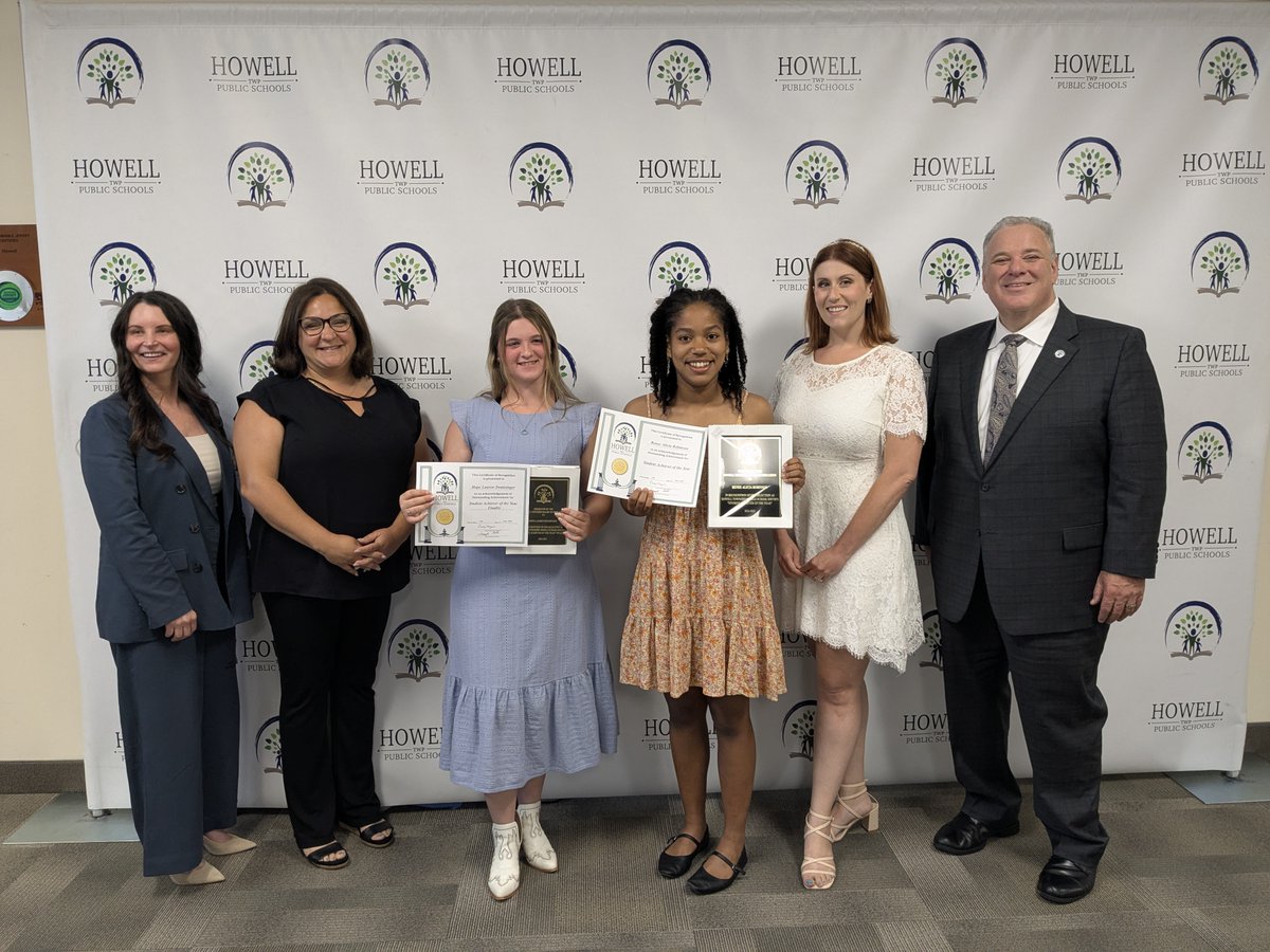 Recognizing our amazing Middle School Student Achievers! Congratulations Henry Werner and Renee Robinson as overall achievers and finalists Ava GIllins, Olivia Lebioda, June Parker and Hope Swansinger! #HTPSLearnerSuccess