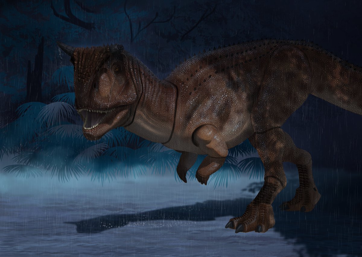 dinodanicus's tweet image. The process pics for my #carnotaurus #illustration.
#dinosaur #paleoart #paleontology #prehistoric #rain #JurassicWorld #JurassicPark #creaturedesign
