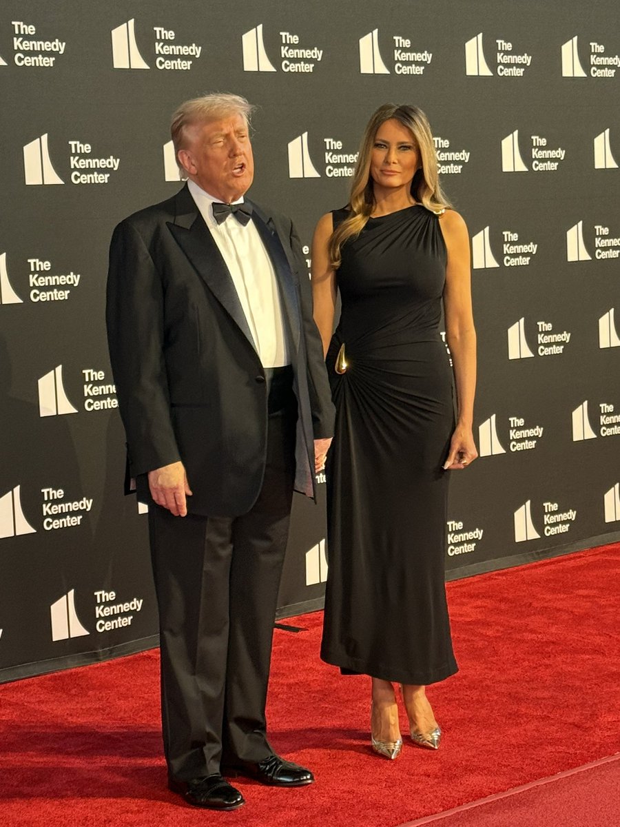 Judy Kurtz (@judykurtz) on Twitter photo First time in all my years covering events that a commander in chief and first lady walked the red carpet…President Trump and Melania Trump holding hands as they talk to reporters at the splashy opening of “Les Miserables” following his unprecedented overhaul of the <a href="/kencen/">The Kennedy Center</a>. First time in all my years covering events that a commander in chief and first lady walked the red carpet…President Trump and Melania Trump holding hands as they talk to reporters at the splashy opening of “Les Miserables” following his unprecedented overhaul of the <a href="/kencen/">The Kennedy Center</a>.