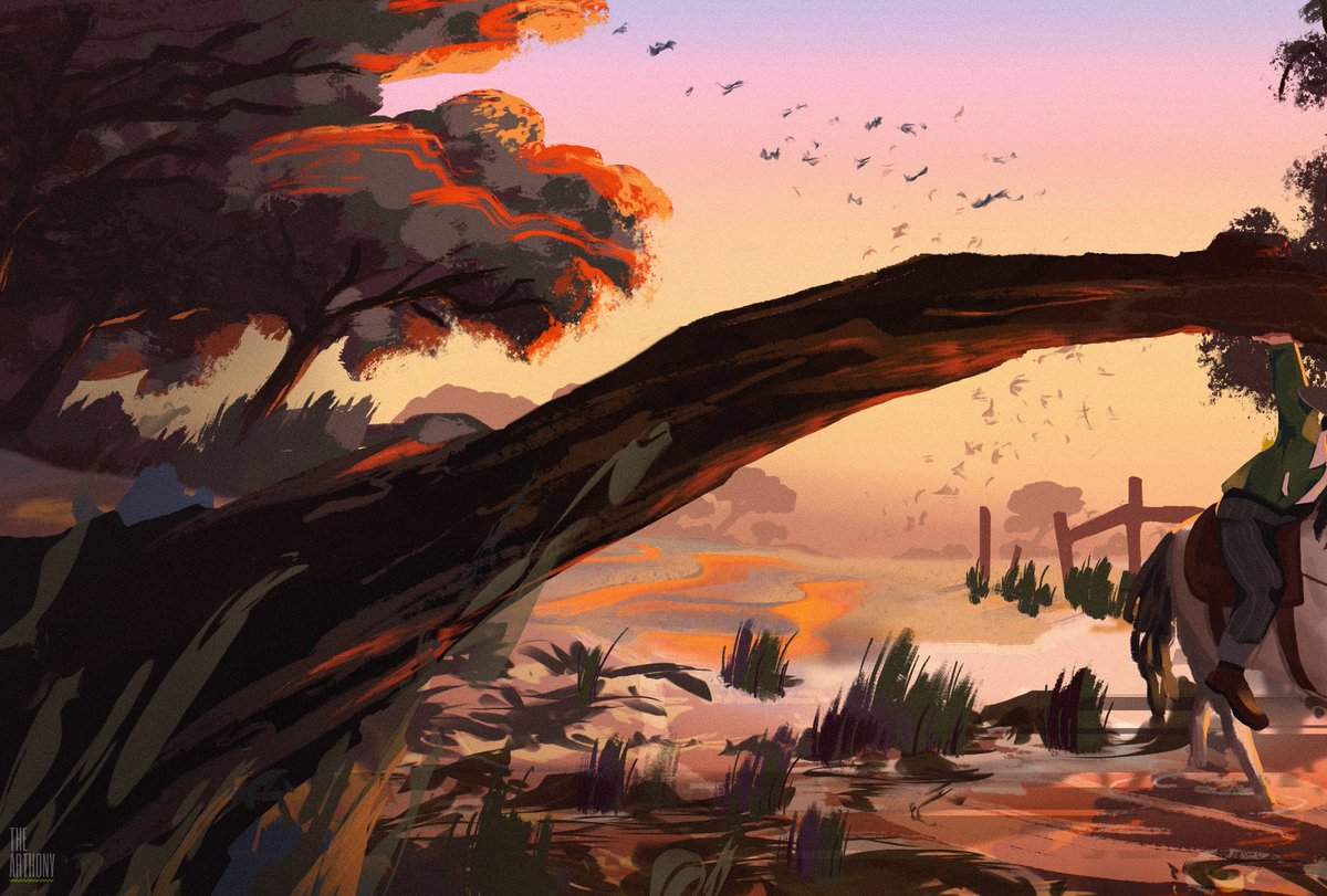 TheArthony's tweet image. The journey goes on… 🏇✨ #visdev #conceptart