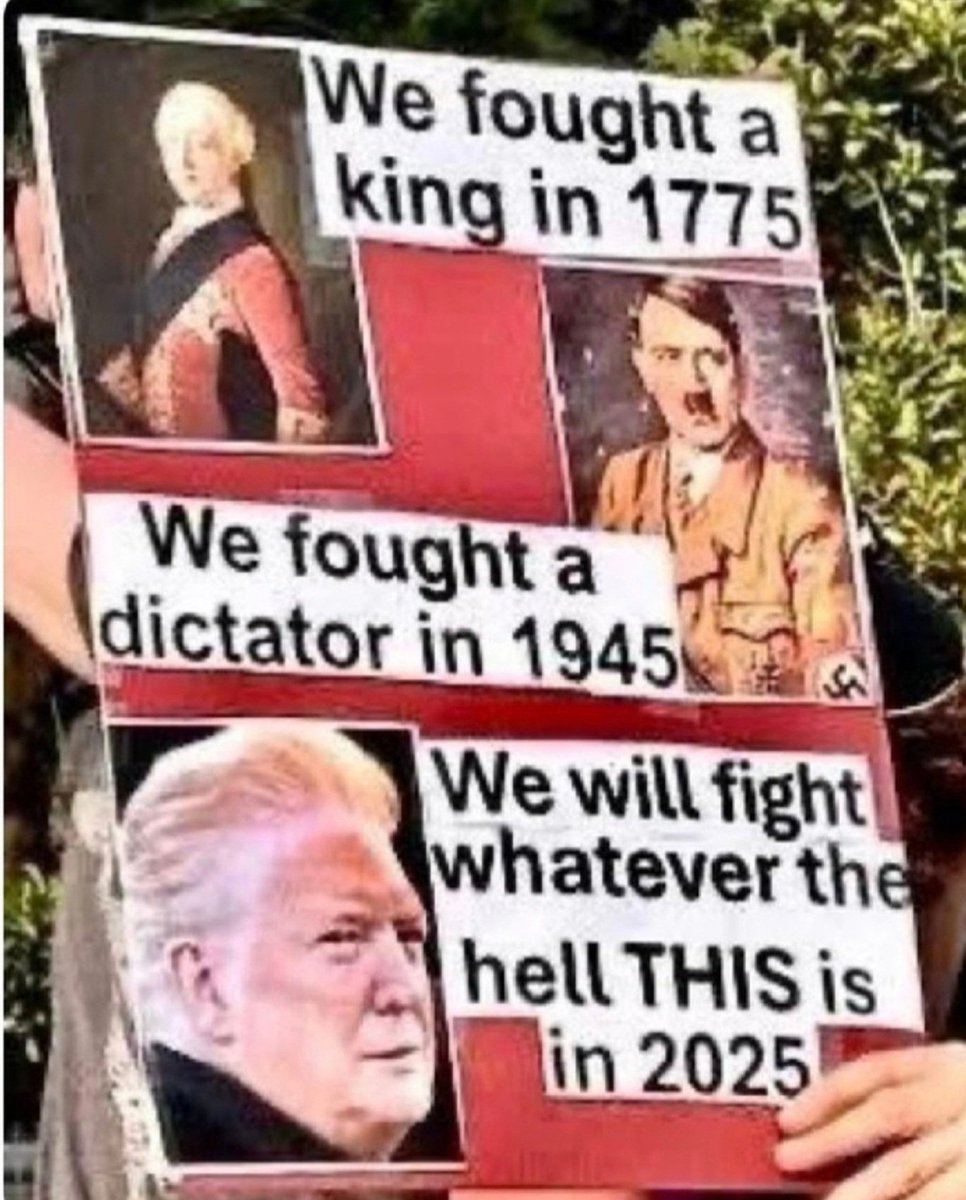 raggapegs's tweet photo. #NoKingsDay
#NoKingsProtest https://t.co/5Zn8x1Qr7U