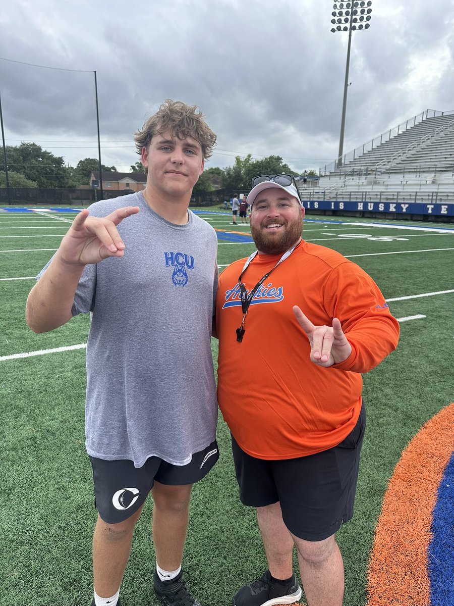 Hudson Whitenight (@whitenighthud1) on Twitter photo Blessed to receive a D1 offer from <a href="/HCUFootball/">HCU Football</a>! Thank you to <a href="/CoachFraney/">Nick Franey</a> and <a href="/HCUCoachBachtel/">Coach Jason Bachtel</a>.
<a href="/CoachT_Marshall/">Trevor Marshall</a> <a href="/A_Pena4/">Al Pena</a> <a href="/CoachGZimmerman/">Galen Zimmerman</a> <a href="/ben_reid31/">Ben_Reid</a> Blessed to receive a D1 offer from <a href="/HCUFootball/">HCU Football</a>! Thank you to <a href="/CoachFraney/">Nick Franey</a> and <a href="/HCUCoachBachtel/">Coach Jason Bachtel</a>.
<a href="/CoachT_Marshall/">Trevor Marshall</a> <a href="/A_Pena4/">Al Pena</a> <a href="/CoachGZimmerman/">Galen Zimmerman</a> <a href="/ben_reid31/">Ben_Reid</a>