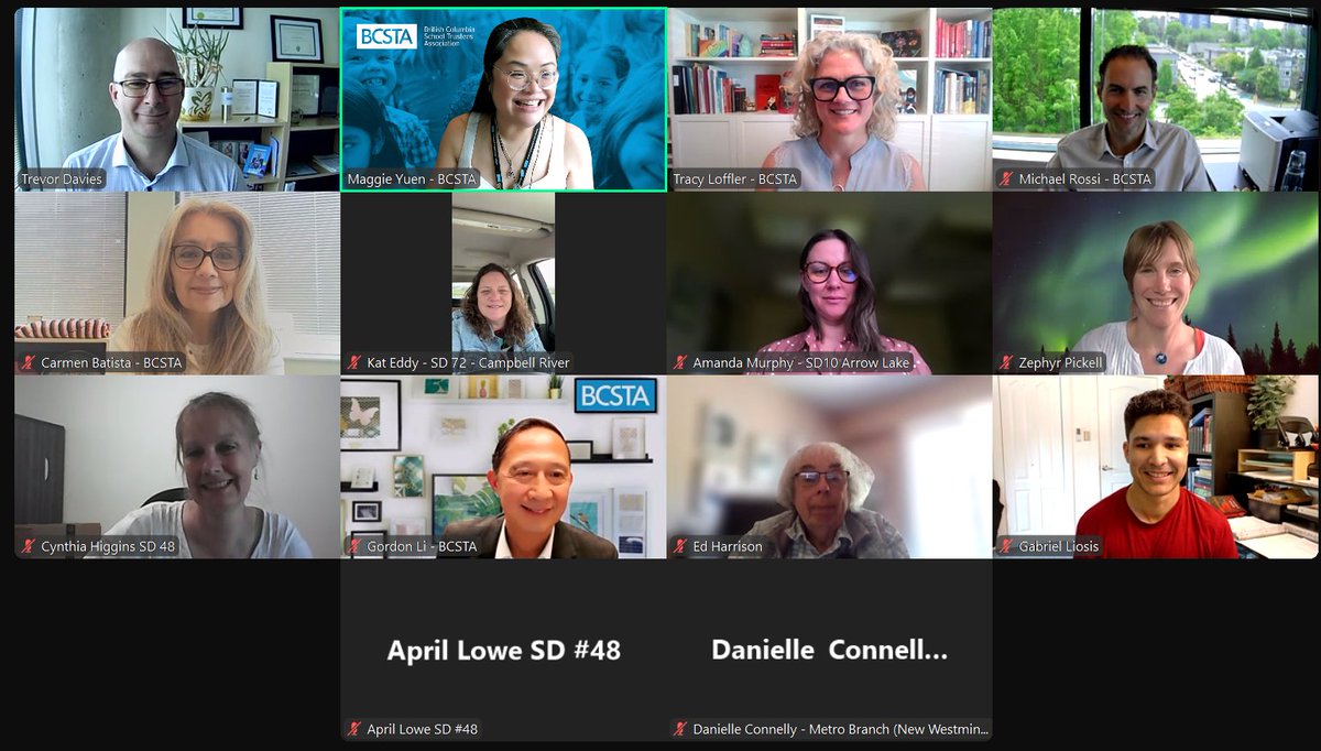 BCSTA’s senior leadership team met with its branch presidents from across the province today. It was an opportunity for the association to connect with leaders from different school districts to strategize and discuss K-12 advocacy.

🏫 These relationships are at the heart of our
