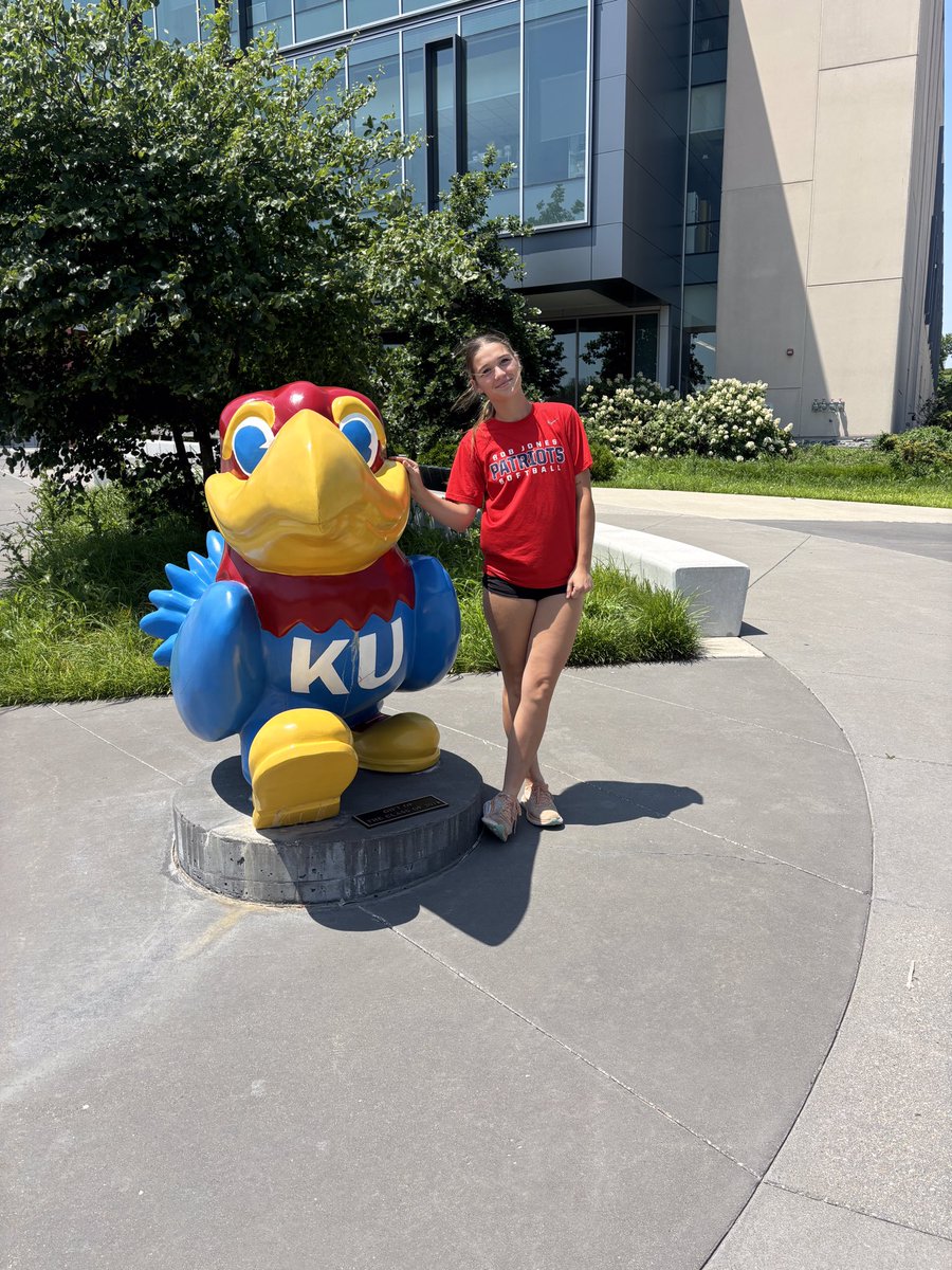 Bob Jones Softball is everywhere. Ryleigh representing at University of Kansas.