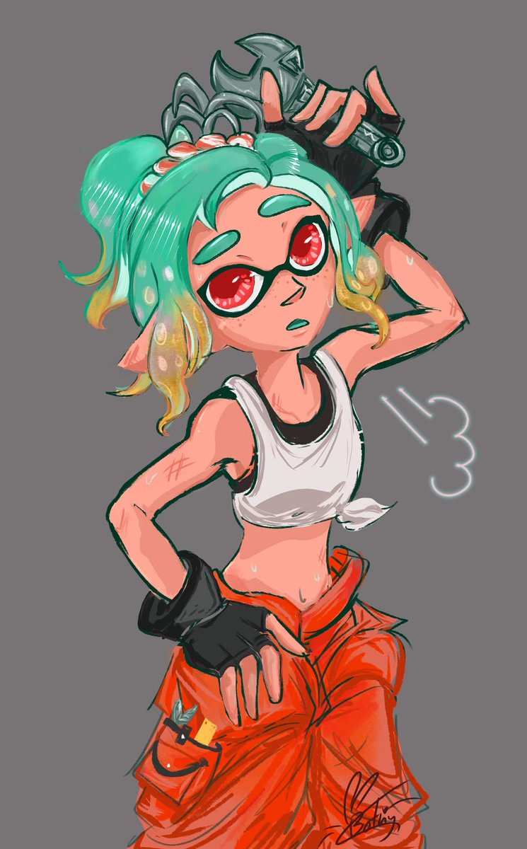 BotnyB's tweet image. Gotta start saving for dat Switch 2 q0q!! Ahh! She so cute  🧡💛💚🩵