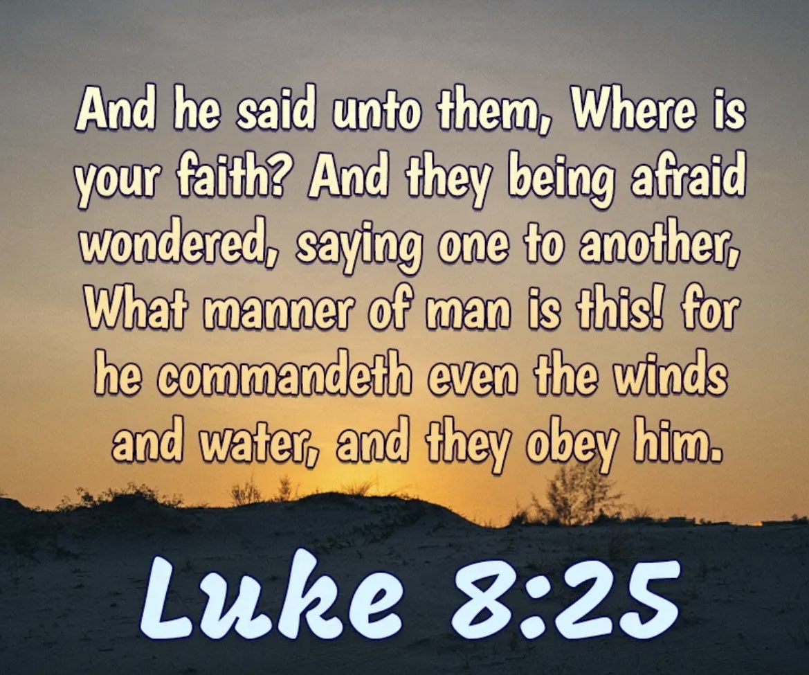We need to remember there is nothing God isn’t in control of. In all situations we can turn our challenges over to him. We just need to have faith in him. We can come to him with our worries and fears. Once we learn to trust God, a peace comes to us in those situations.